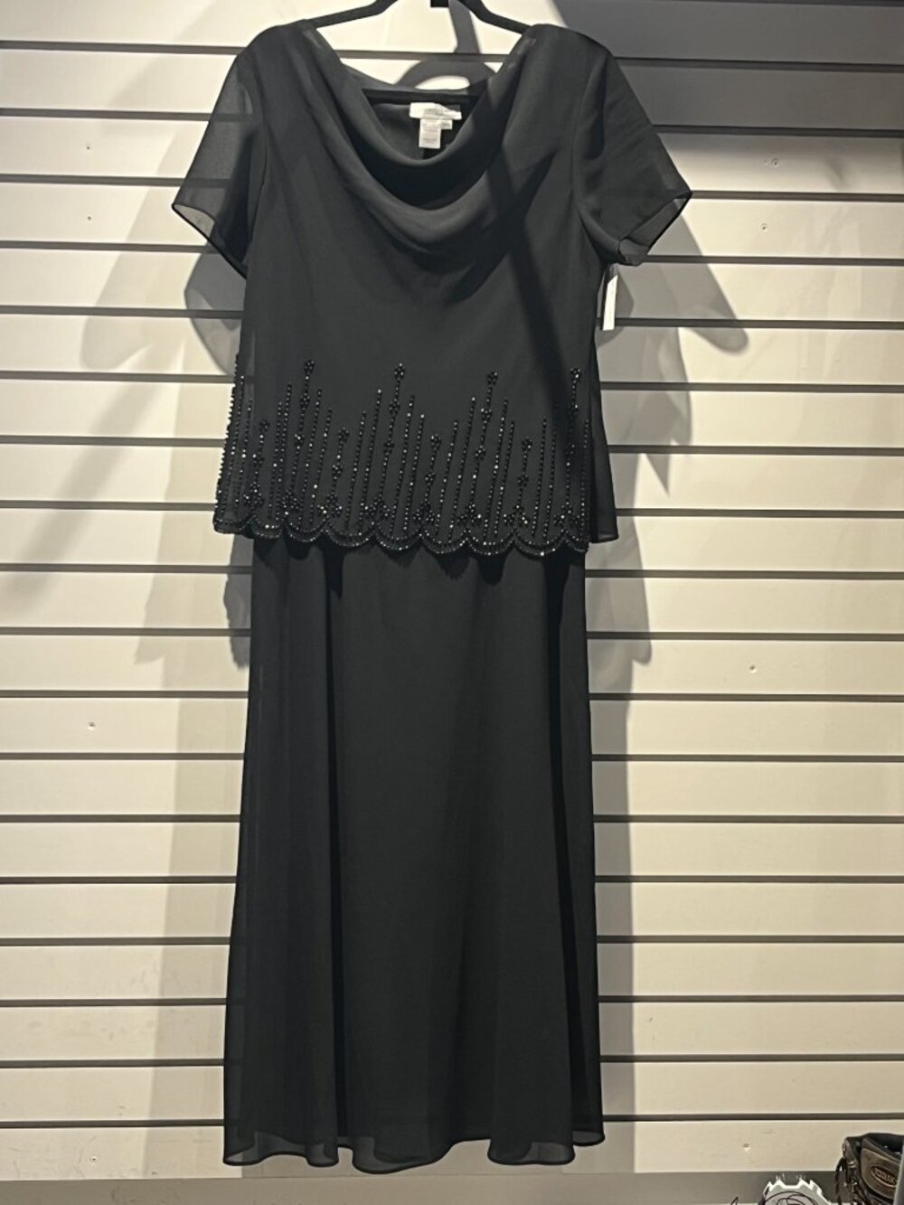 Coldwater Creek Black Tiered Formal Dress - Picture 9 of 9